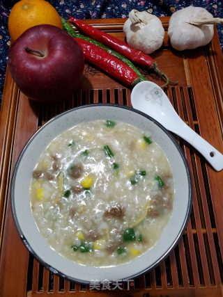 牛肉粒玉米粥的做法步骤：13