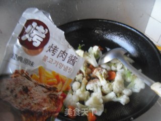 酱烧菜花的做法步骤：7