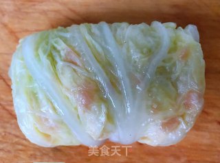 白菜包肉的做法步骤：7