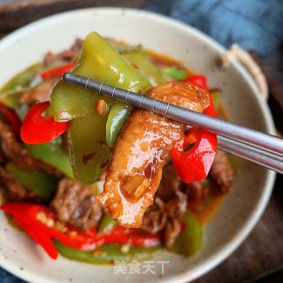 莴苣炒肉片的做法步骤：9
