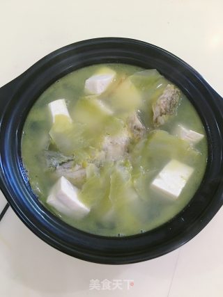 咸菜豆腐滚黄骨鱼汤的做法步骤：14