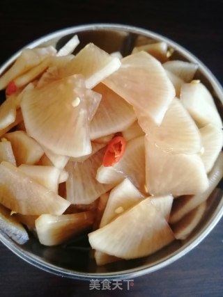 酸辣萝卜的做法步骤：4
