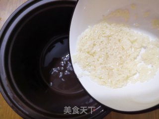 菠菜米粥的做法步骤：2
