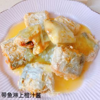 香橙汁带鱼的做法步骤：7