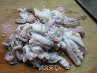 酸菜炒望潮的做法步骤：2