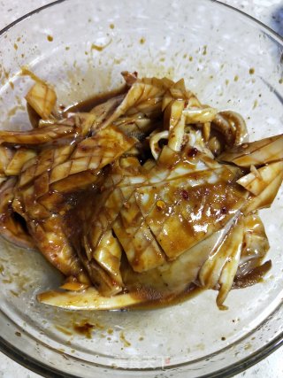 烤鱿鱼的做法步骤：7
