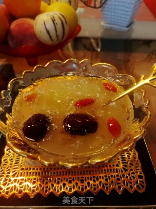 暗香浮动的昙花银耳羹的做法步骤：9