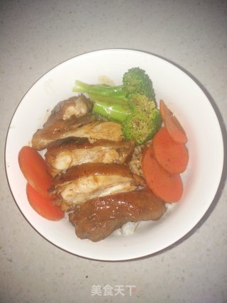 照烧鸡腿饭的做法步骤：12