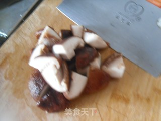 麻香菜花香菇的做法步骤：3