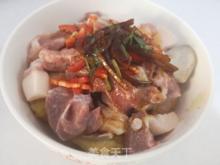 花式精致简餐：油豆腐蒸肉+粗粮饭的做法步骤：5