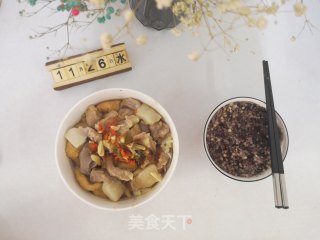 花式精致简餐：油豆腐蒸肉+粗粮饭的做法步骤：10