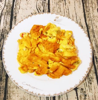 咸菜煎蛋的做法步骤：6