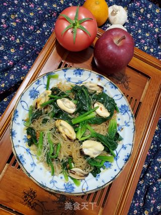青口菠菜拌粉丝的做法步骤：22
