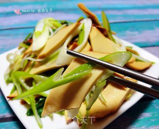 葱拌素鸡的做法步骤：11