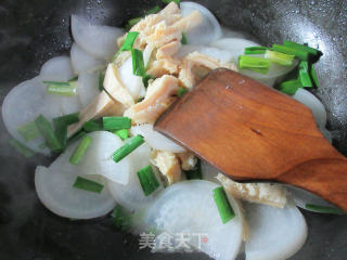 牛肚炒萝卜的做法步骤：6