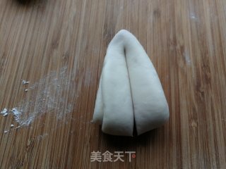 双色火龙果心形馒头的做法步骤：12