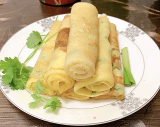 葱花鸡蛋摊饼的做法步骤：5