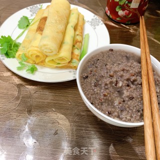葱花鸡蛋摊饼的做法步骤：6