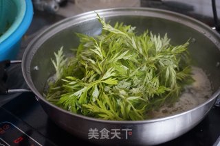 鸡蛋艾叶汤的做法步骤：5