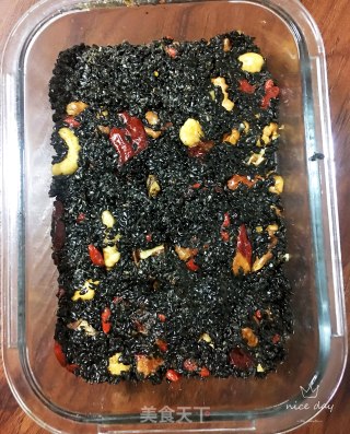 黑芝麻营养糕的做法步骤：13