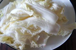 白菜炖冻豆腐的做法步骤：2