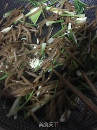“咸菜”素炒咸菜丝的做法步骤：10
