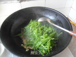 蒜蓉扁豆丝的做法步骤：8