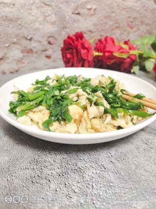 韭菜炒鸡蛋的做法步骤：7