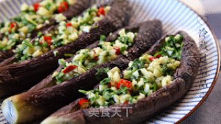 有家鲜厨房：蒜茄子的做法步骤：4