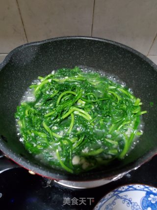 清烫茼蒿的做法步骤：4