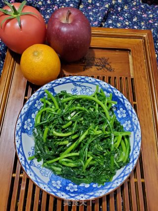清烫茼蒿的做法步骤：5