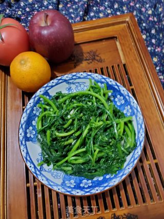 清烫茼蒿的做法步骤：7