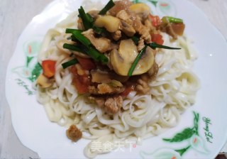 蘑菇肉盖浇面的做法步骤：10