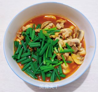 蘑菇肉盖浇面的做法步骤：13