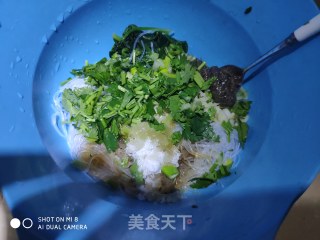 菠菜拌粉丝的做法步骤：5
