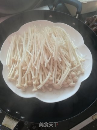 肉沫粉丝金针菇的做法步骤：7