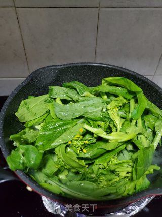 猪油蒜末炒白菜心的做法步骤：6