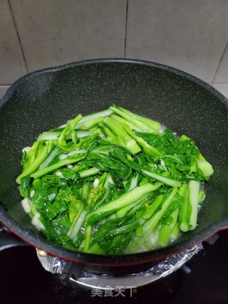 猪油蒜末炒白菜心的做法步骤：7