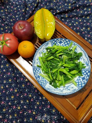 猪油蒜末炒白菜心的做法步骤：9