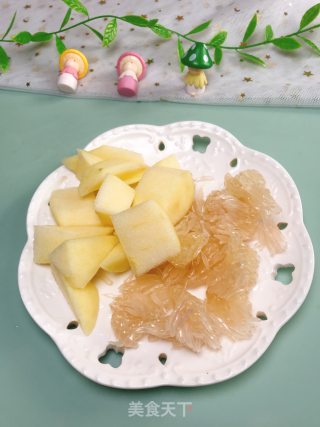 宝宝辅食柚子苹果泥的做法步骤：2