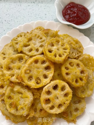 炸莲藕的做法步骤：11