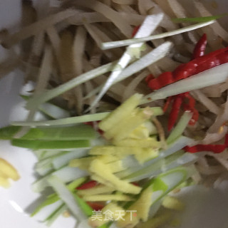 “咸菜”长腿蛸炒咸菜的做法步骤：10
