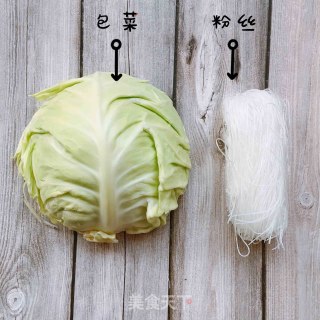 粉丝遇见包菜的做法步骤：1