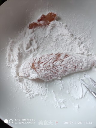 酥脆鸡排的做法步骤：6