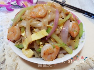 佛手瓜炒河粉的做法步骤：13