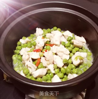 青豆鸡丁????的做法步骤：3
