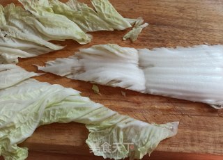 肉末炒白菜的做法步骤：1