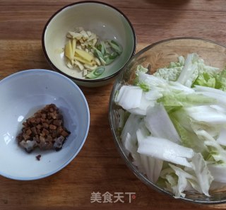 肉末炒白菜的做法步骤：3