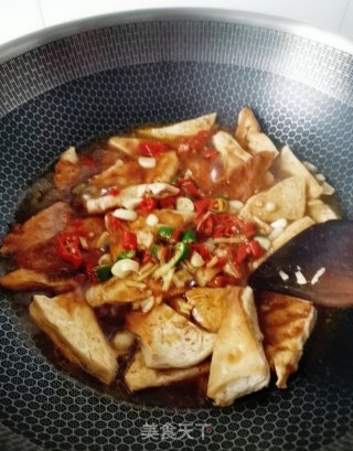 炒豆腐的做法步骤：4