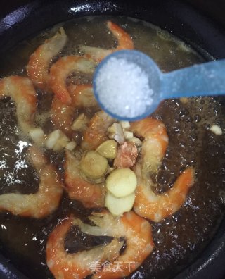 红焖虾干的做法步骤：8